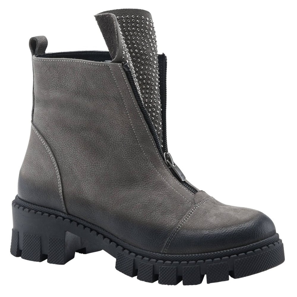 SPRING STEP HURLIA BOOT GREY NUBUCK